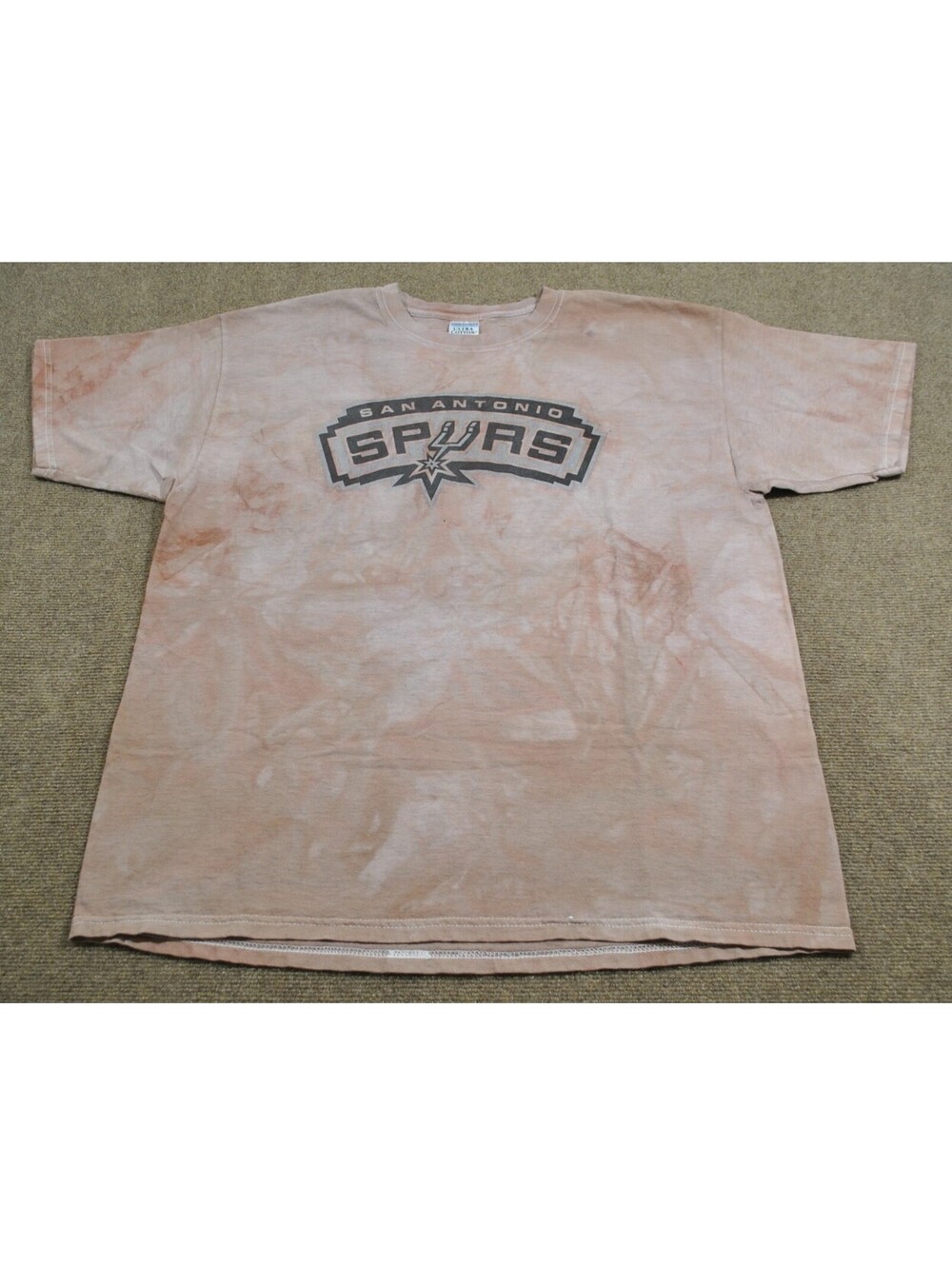 San Antonio Spurs Vintage NBA Basketball Dye Tim Duncan Shirt Size X-Large